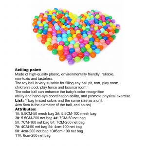 Ball Pit Toy Eco-Friendly Dr&ocirc;le Stable Baby Tent Ballon Pour Game_4# - Neuf