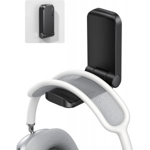 LORANKA-Support adh&eacute;sif pour casque de bureau, support pliable pour &eacute;couteurs Beats, Sennheiser, HyperX - Noir - Neuf