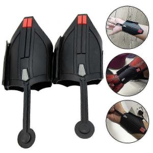 Spiderman Homecoming Wrist Guard Spider-man Peter Web Shooter Jouet Cosplay Prop1Pair Noir - Neuf