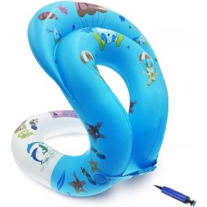 KAL-Bouées De Natation, Gilet Flottant Piscine, Aide À La Natation, Gilet De Natation Gonflable Avec Boucle De Sécurité Réglable, Adapté Aux Enfants Et Adulto - Neuf