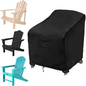 Housse Chaise Jardin, Housse De Protection Pour Chaise, Housse Fauteuil Jardin Exterieur, Protecteur De Chaise En Tissu Oxford 420d, Imperméable, Coupe-Vent, Résistant Au Froid - Neuf