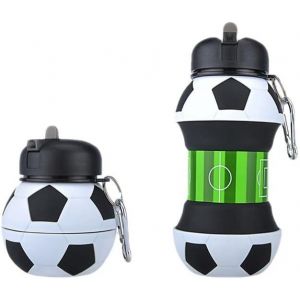 Gourde Pour Enfant Tasse En Silicone Pliable Bouteilles D'eau Pliables En Pliable Bouteilles D'eau Pliables Pouvant S'enrouler Pour Sports Et Plein Air &Eacute;tanches Et &Agrave; L'&eacute;preuve Des Fuite - Neuf