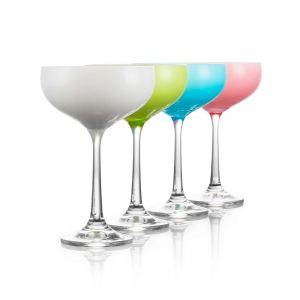 32 Lunettes De Mini Coupe Verres &Agrave; Cocktail Plomb Europ&eacute;enne Cristal Incassable Pour Un Cocktail &Agrave; Boire De 5,8 Onces - Neuf