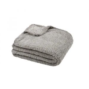 Plaid 130 X 160 Cm Montreal Beige Fonce - Neuf