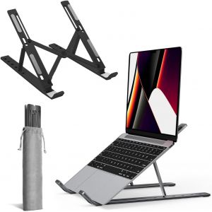 acdsgd-Support r&eacute;glable pour Ordinateur Portable - 6 Angles - ventil&eacute; - Compatible avec MacBook Air, Pro, Dell 10 &agrave; 15,6"" (Noir) - Neuf