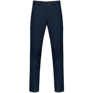 Pantalon En Lin - Homme - Pats710 - Bleu Marine - Neuf