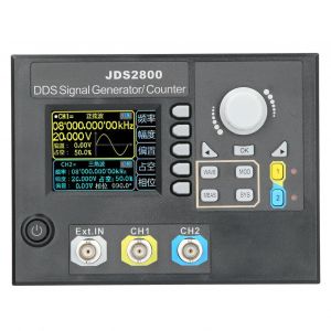 XYONG Generateur de signaux de fonction JDS2800-60 MHz, ecran LCD 2,4 pouces, source de signal double canal DDS, prise AC100-240 V, Royaume-Uni - Neuf