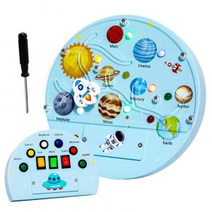 Tableau électrique, jouet d'apprentissage pour enfants, interrupteur, jouet d'entraînement aux compétences de base de la vie, jeu de puzzle pour enfants - Neuf