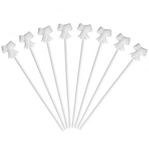 50Pcs Feuille Balloon Sticks Réutilisable Balloon Stand Sticks Bowknot Ballon Support Rods Supports de ballons en aluminium - Neuf