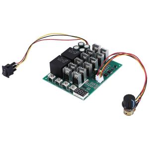 DC 10-55V 12V 24V 36V 48V 55V 100A Contrôleur de vitesse du moteur PWM HHO RC Interrupteur de commande inverse avec LED - Neuf