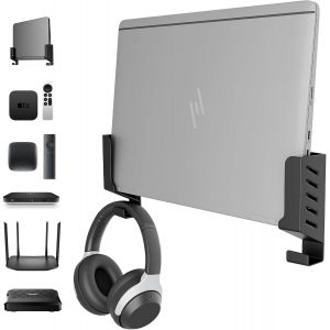 TIANYI-Support Mural Universel - pour Ordinateurs Portables/TV Box/Routeur/Commutateurs Réseau/Modems, Compatible avec TP-Link, Mi Box, Apple TV, Sky Q, Étagère Murale pour Épaisseur < 4cm - Neuf