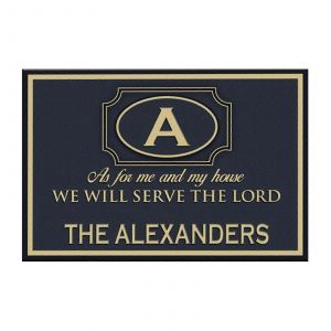 &Eacute;l&eacute;gante Maison De Famille, Servir Les Hommes De Vinyle Tapis Salle De S&eacute;jour (E, Taille Unique) - Neuf