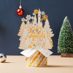 Pop Up Cartes de No&euml;l 3D Joyeux No&euml;l Cartes de Voeux 2022 Cartes de no&euml;l faites &agrave; la Main Pop Up cartes de No&euml;l, Cartes de No&euml;l, de Vacances, de Cadeau de No&euml;l - Neuf