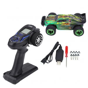 Voiture telecommandee 2,4 GHz a quatre roues motrices, vitesse de pointe de plus de 30 km/h, echelle 1:26, jouet modele RC, vert - Neuf