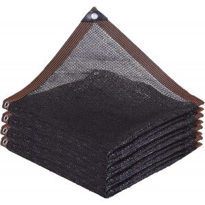 Checarzhn--No1-Filet D'ombrage Pour Serre, 40% Noir Voile Ombrage Ajourée Tissu D'ombrage Pare-Soleil Tissu Avec Oeillets, Pour La Couverture Végétale Jardin Pergola Patio(4-Pin,9.84x13.12ft) - Neuf