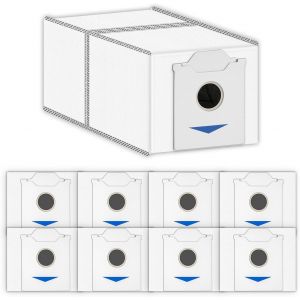 (9 Pièces) N30 Sacs à Poussière De Remplacement Omni Compatibles Avec ECOVACS DEEBOT N30 Omni/N30 Pro Omni Robotic Visher Cleaner,Avec Une Couche De Filtre En Carbone Activé,Des Sacs à Vide - Neuf