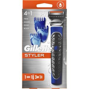 Kyaoayo-Tondeuse De Précision Corps Et Barbe 4 En 1 Pour Homme, Rasoir Et Sculpteuse, Avec 1 Lame Proglide Et 3 Sabots - Neuf