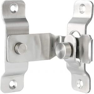 En Acier Inoxydable Angle Droit Rabat De Verrouillage Des Serrures De Porte De Lourds Barre De Sécurité De Verrouillage De Porte Pour Les Fenêtres Coulissantes En Mo - Neuf