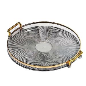 Plateau De Service De Luxe,Avec Poign&eacute;es Cosm&eacute;tique Parfum Maquillage Affichage Multifonction D&eacute;coratif - Neuf