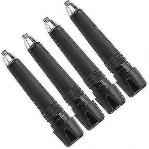 4 Pcs Alpenstock Tungsten Acier Au Carbone Pointe Pointe De Trekking Pointe De Tige De Remplacement Pointe De Bâton D'escalade Pour Bâton De Randonnée Alpenstock - Neuf