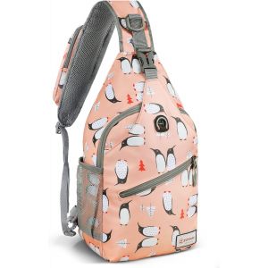 RFCBC-Sac Bandoulière pour Homme Femme pour École Voyage Randonnée Camping Excursion Cyclisme - Ultraléger Sac de poitrine Léger Corssbody - Neuf