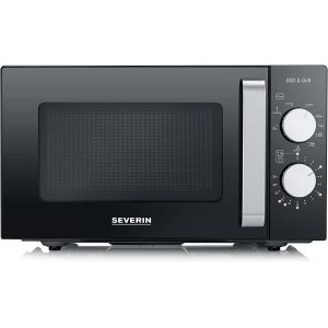 CHECARZHN--NO1-Four À Micro-Ondes Gril 20 L, Four Micro-Onde Avec Fond Plat En Céramique, Micro-Onde 9 Niveaux De Puissance Jusqu'À 1 000 W, Cuisson Sur 2 Niveaux, Noir/Inox Mw 7762 - Neuf