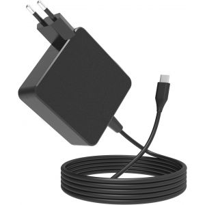 Thef-Universel Chargeur Pc 65w Usb C Ordinateur Portable Pour Asus Zenbook,Hp,Lenovo Thinkpad,Acer Chromebook,Dell,Huawei,Samsung Et Plus D'adaptateurs D'alimentation Avec Usb C Laptop Charger - Neuf