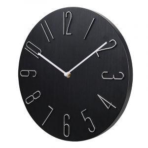 12 pouces 30CM horloge murale en plastique sans verre lumière montre murale décorative de luxe - Neuf