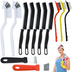 ChenQuanSarl-Lot De 12 s De Nettoyage Pour Crevasses À Poils Durs Pour Salle De Bain, Carrelage De Salle De Bain, De Nettoyage Multifonctionnelle Pour Petits Espaces, Carrelage De Cuisine - Neuf