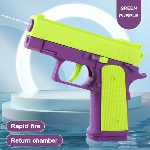 Pistolets &Agrave; Eau,2 Pi&egrave;ces Pistolet A Eau Enfant,Jouets De Pistolet &Agrave; Eau Pour Gar&ccedil;ons & Filles,Pistolet &Agrave; Eau En Plastique Pour Enfants, Pour Enfants Pour La Piscine Ext&eacute;rieure Et La Plage - Neuf