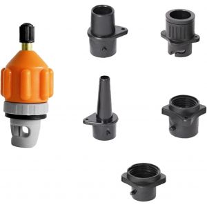 Acdsgd-Kit Adaptateur Gonflage, Adaptateur Compresseur, Adaptateur Pompe Electrique, Pour Bateaux Gonflables, Planches De Stand Up Paddle, Lits Gonflables - Neuf