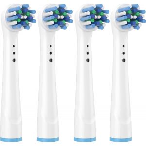 T&ecirc;tes De Remplacement Compatibles Avec Les Brosses &Eacute;lectriques Oral B Braun Pi&egrave;ces De Rechange Cross A. (Lot De 16)[Z824] - Neuf