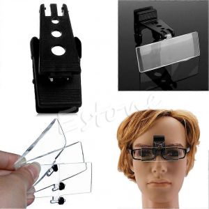 Clip De Lunette Pliant Sur Flip Loupe Loupe Loupe Mains Libres Loupe Pr&eacute;cise - Neuf