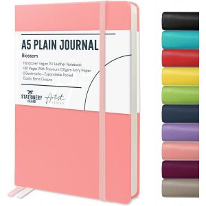 Eryi-Carnet De Notes A5 Non Ligné, Couverture Rigide Avec Papier Épais De Qualité Supérieure De 120 G/M², Carnet Vierge De 180 Pages Pour L'étude, La Planification, L'agenda - Neuf