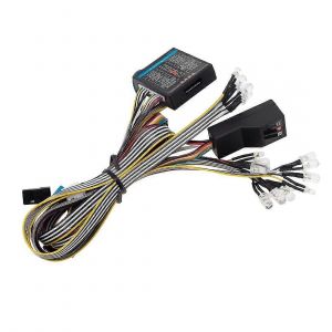 1/8 1/10 RC voiture 14 LED système d'éclairage avant et arrière clignotant clignotants feux de freinage pour AXIAL - Neuf