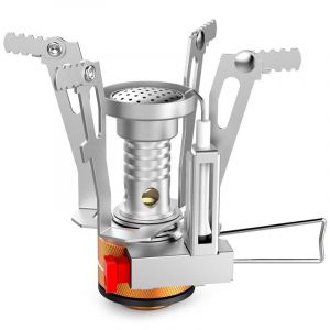 brûleur à gaz portable, mini réchaud ultra-compact tout-en-un pour pique-niques et camping en plein air - Neuf