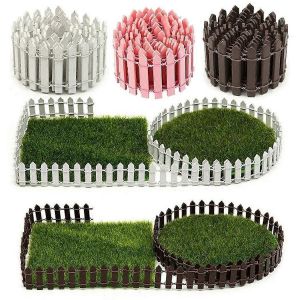5 * 100cm Cl&ocirc;ture en bois Barri&egrave;re en bois DIY Mini Paysage Simulation Cr&eacute;ative Petite Cl&ocirc;ture Maison Jardin DIY D&eacute;coration Artisanat Chaud - Neuf