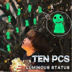 11pcs Halloween Lumineux Fantôme Arbre Souche Ornement,Elfes Lumineux Arbre,Statue De Jardin Arbre Mononoké - Neuf