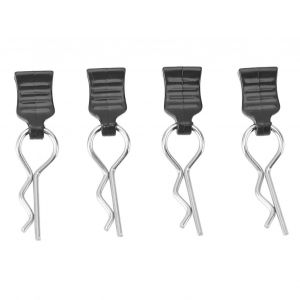 Lot de 4 clips de carrosserie RC, clips à goupille R pour 124008 124010, fixation durable et polyvalente pour modèles de radiocommande - Neuf