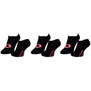 Chaussettes Femme Lulu Castagnette Pack De 3 Lulu Sneaker Fluo Noires - Neuf
