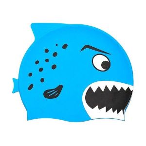 Bonnet De Bain Pour Enfants, Motif Animal De Dessin Anim&eacute; &iquest; Cache-Oreilles En Silicone Imperm&eacute;able Pour Plus De Confort Et De Plaisir &Agrave; La Piscine - Neuf