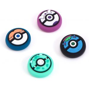 Joystick Cap for Switch,Analog Caps for Switch Buttons,Cover for Joystick Silicone Stick Caps Compatible with Switch Lite & Switch OLED Joy Con,Green and Black - Neuf