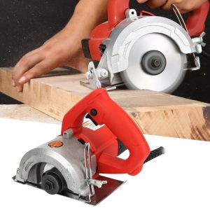 Scie circulaire 1680 W, lame de 110 mm, machine de decoupe pour metal, pierre, bois et plastique, prise UE 220 V - Neuf