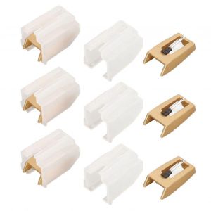 6pcs Tourne-Disque Aiguille Professionnel Tourne-Disque Stylet Remplacement Pour Victrola Pour Crosley Pour Ion Pour Boytone - Neuf
