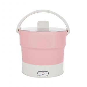 Cuisinière Électrique Pliable, Mini Bouilloire Électrique Pliable, Marmite À Eau Bouillante Avec Cuiseur Vapeur Pour Les Voyages - Neuf