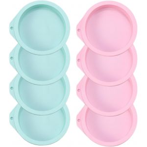 8 Morceaux De Moule &Agrave; G&acirc;teau En Silicone,Outil De Dessert De Bricolage,Carter &Agrave; Temp&eacute;rature Haute &Agrave; Temp&eacute;rature,Doux Et Facile &Agrave; &Eacute;liminer. - Neuf