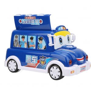 Jouet de voiture de police hautement simule, caravane motorisee, entretien de la circulation, cadeau pour enfants - Neuf