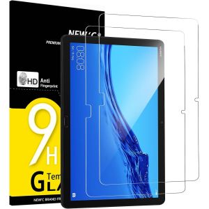 KALWS-Lot De 2,Protection Écran En Verre Trempé Pour Huawei Mediapad M5 Lite (10,1),Film Protection Écran Efficace Contre Les Rayures (0,33Mm Hd Ultra Transparent) - Neuf