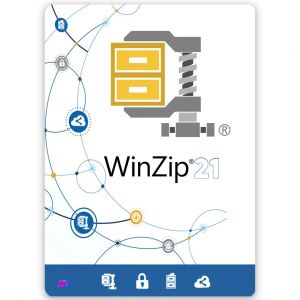 Winzip 21 - Clé De Licence À Vie - Neuf