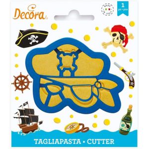 Sjzg-, 0255099 Kit D'emporte-Pièces Masque De Pirate, Le Kit Idéal Pour Créer Des Décorations En Pâte À Sucre Ou En Pâte À Gomme, Fabriqué En Italie, Design Breveté. - Neuf